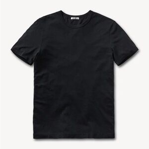 Two Buck Mason PIMA SHORT CLASSIC TEEs Black and White Mens medium